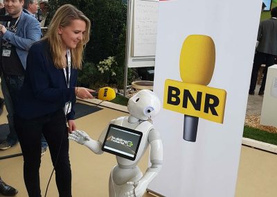 Pepper robot in het nieuws