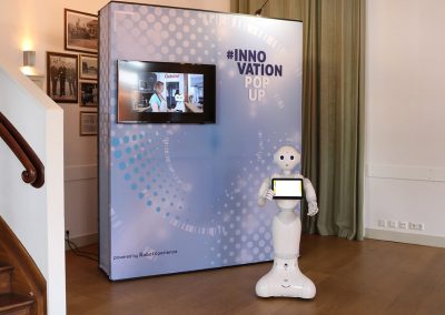 Pepper robot, innovatie pop-up