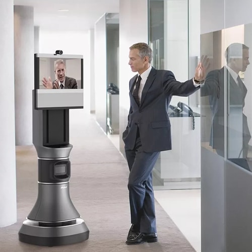 Robot voor kantoor huren, telepresence