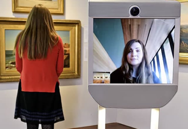 Robot als gids